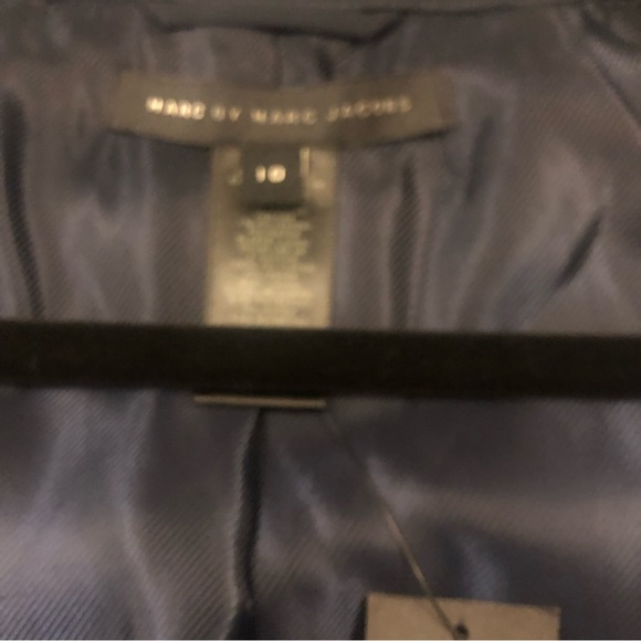Mark Jacobs women’s jacket, In blue beautiful zipper details size 10 NWT - Picture 8 of 8